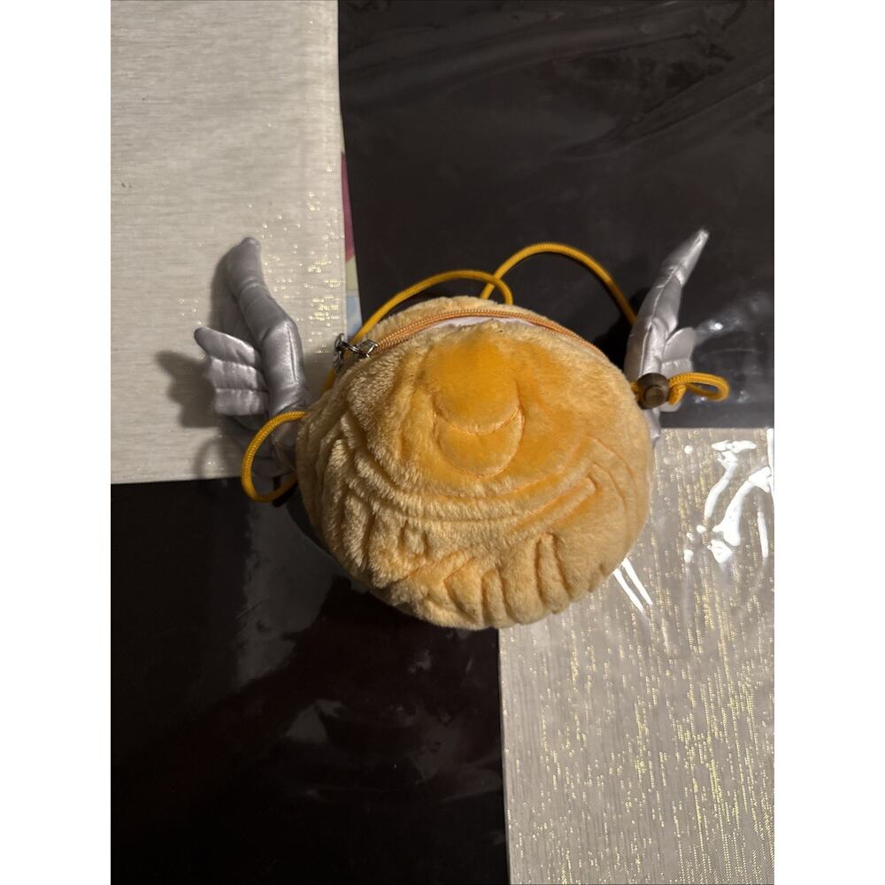 2001 Harry Potter Golden Snitch Plush Purse Vintage